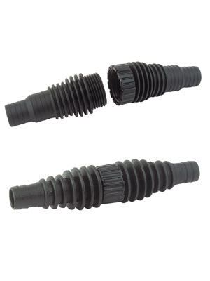 Universal-Schlauchverbinder verbunden und geteilt