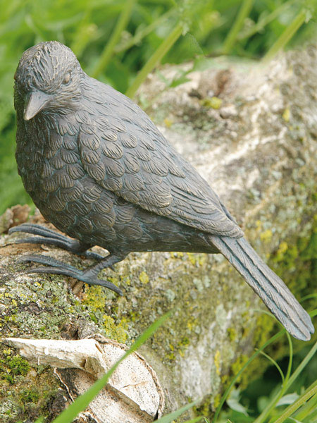 bronzefigur-amsel Bronzefigur Amsel (Art.Nr. 88470)