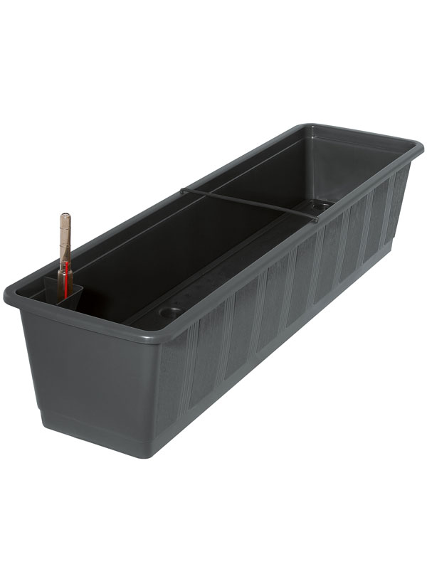 Blumenkasten Aqua Green in der Farbe Anthrazit und Groesse 80
