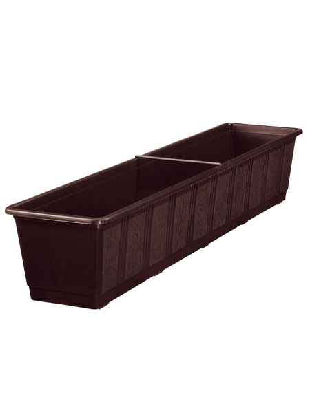 Blumenkasten Standard in der Farbe Braun und der Groesse 80