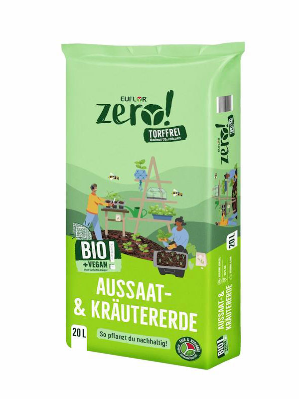 20 Liter Sack mit Spezialerde für Kräuter, Aussaat und Stecklinge