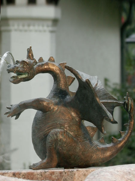 drache-drusilla-bronze Bronzefigur Drusilla klein (Art.Nr. 88753)