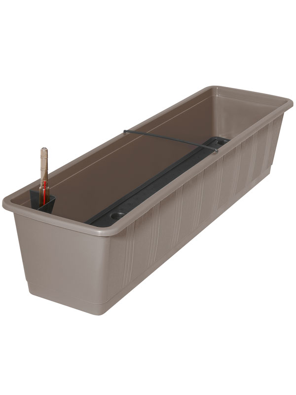 Blumenkasten Aqua Green in der Farbe Taupe und Groesse 80