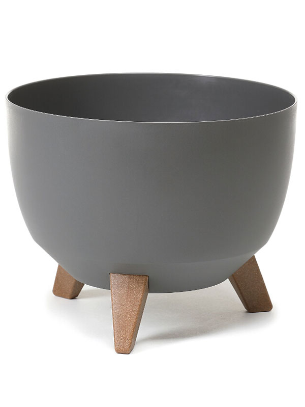 Pflanzkuebel Oslo in der Farbe Anthrazit und der Groesse 47