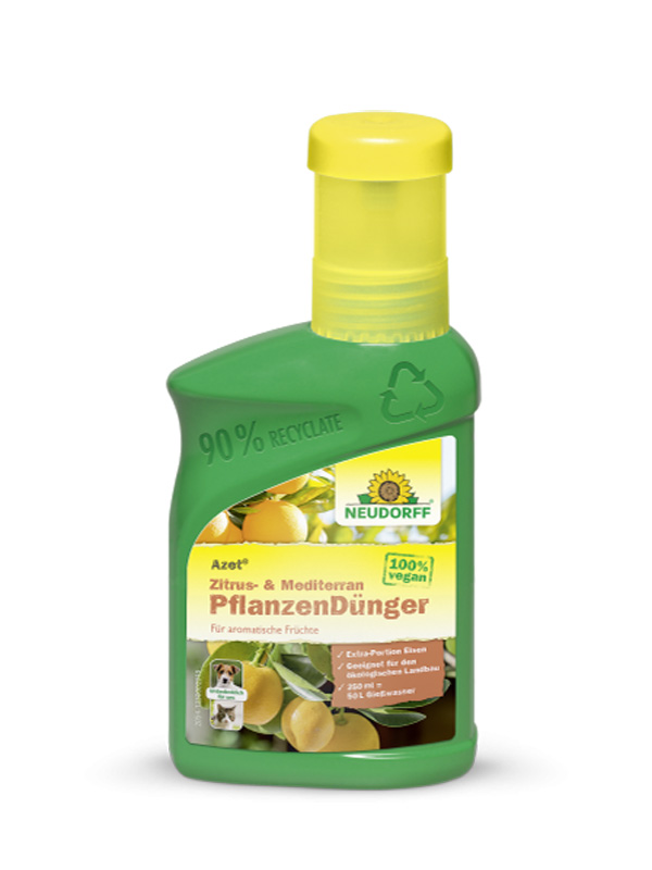 Azet Zitrus- und Mediterran PflanzenDuenger in Dosierflasche