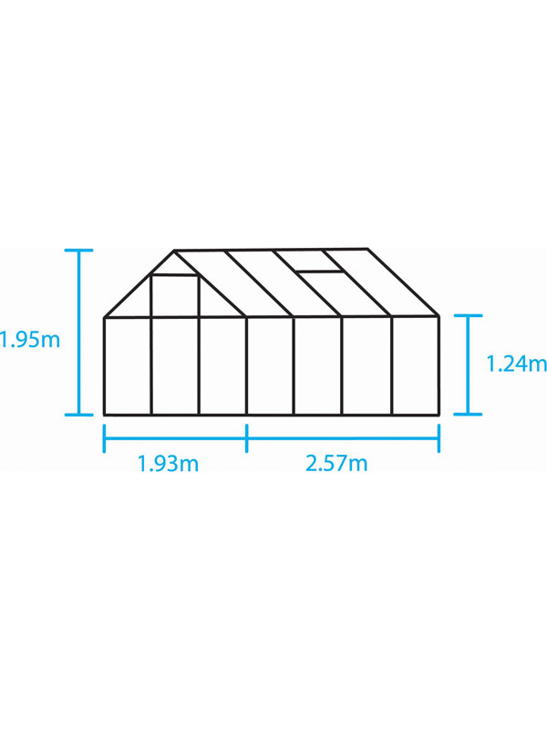 skizze-venus Maßzeichnung Gewächshaus Venus