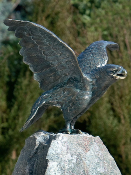 bronze-steinadler Bronzefigur Steinadler (Art.Nr. 88349)