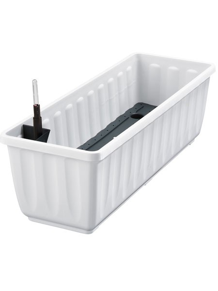 Blumenkasten Aqua Flor in Weiss