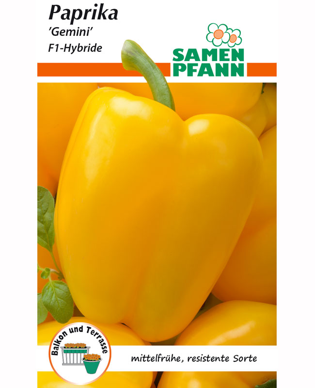 paprika-gemini Paprika 'Gemini' - F1-Hybride (Art.Nr. G573)