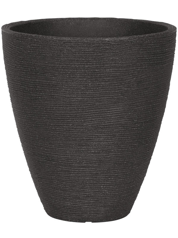 Rillentopf rund in der Farbe Anthrazit und der Groesse 42