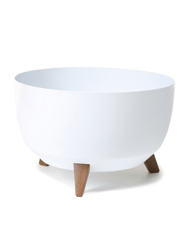 Pflanzkuebel Oslo in der Farbe Weiss und der Groesse 40