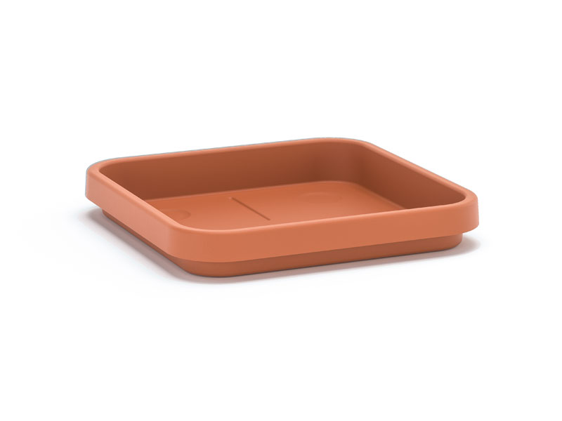 Untersetzer Viva Square in Terracotta und der Groesse 37