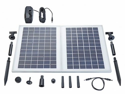 Lieferumfang des Pontec PondoSolar 1600 von Pontec