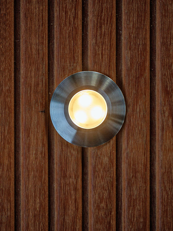 Einbauleuchte Alpha Warmweiß in Verwendung Einbauleuchte Alpha Warmweiss in Verwendung