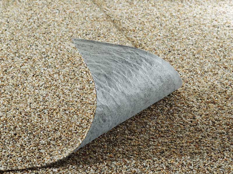 Steinfolie in der Farbe Sand