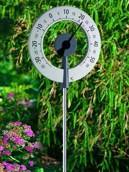 Design-Gartenthermometer &#039;Köln Black&#039; (Art.Nr. 12205510)