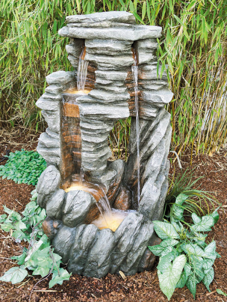 Wasserfall-Brunnen Tanyu aus Polystone (Art.Nr. gr629)
