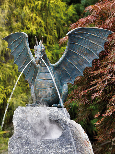 Bronzefigur Drachenvogel Saphira (Art.Nr. 90167)