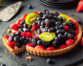 Brombeeren-Kuchen