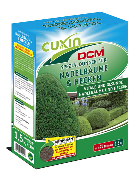 Cuxin Spezialdünger Für Nadelbäume & Hecken - 1,5 Kg Organischer Langzeitdünger