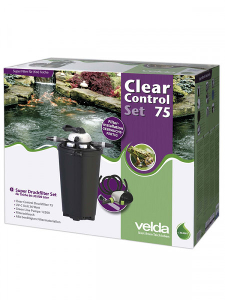 Clear Control 75 Set - Druckfilter-Set von Velda (Art.Nr.126372)